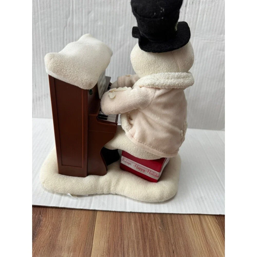 Hallmark 2005 Piano Playing Snowman Musical Christmas Lights & Sounds Works